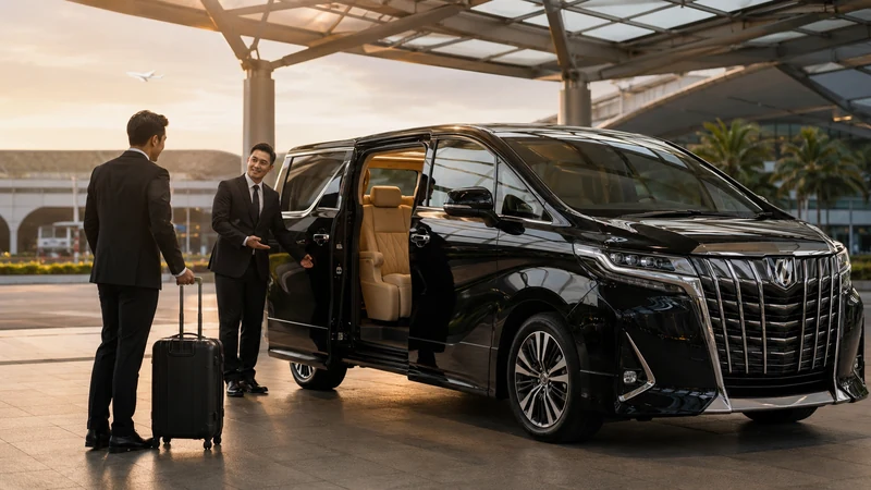 Toyota Alphard สำหรับรับส่งสนามบินกรุงเทพฯ